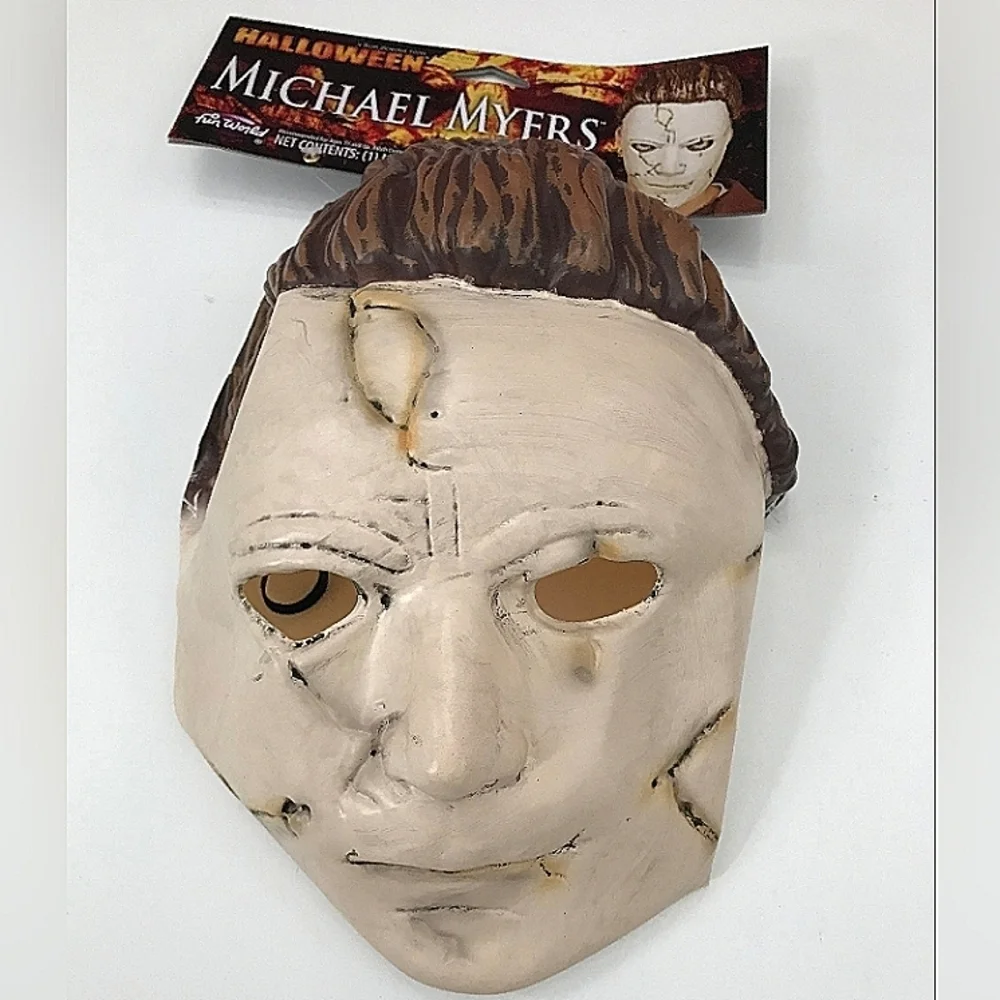 Halloween Michael Myers Mask Adult Costume Horror Movie Scary Creepy Cosplay NWT